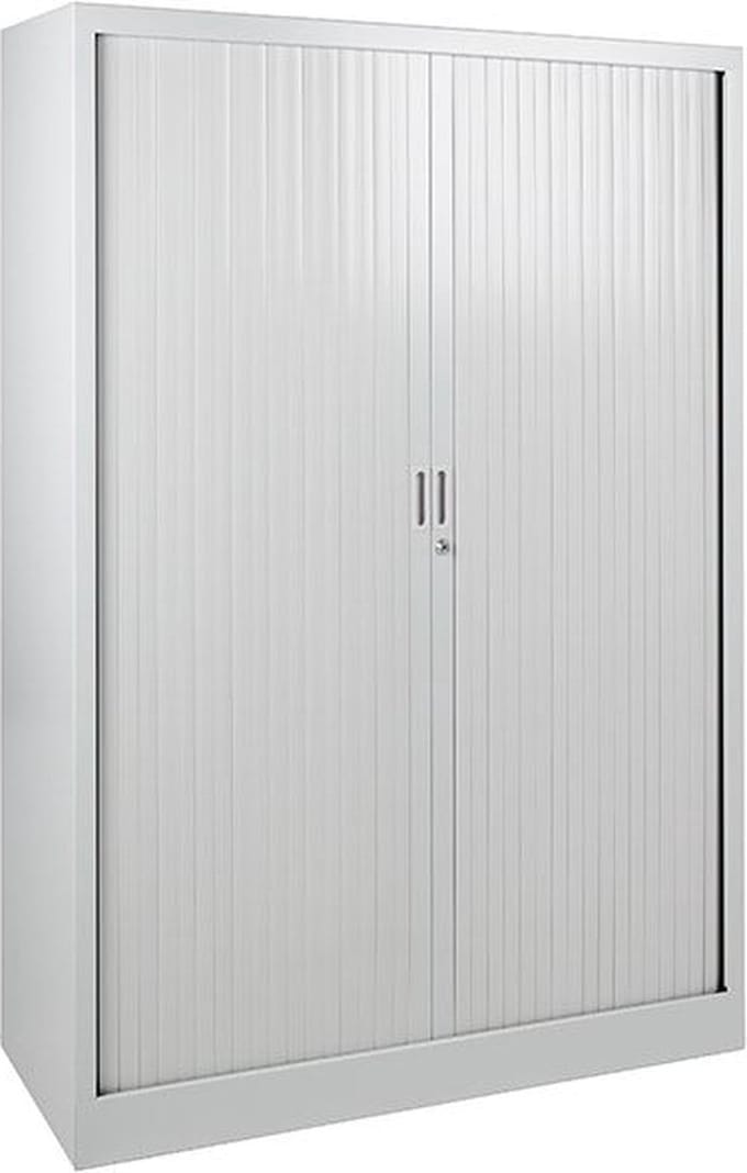 Stalen roldeurkast 160x120x43cm Licht grijs