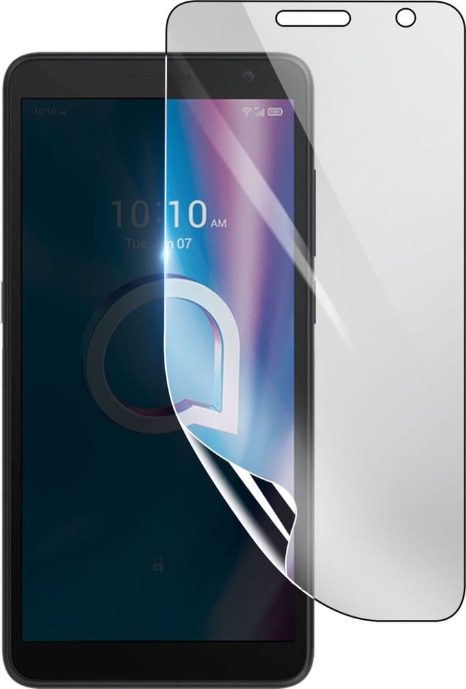3mk, Geschikt voor Alcatel 1B 2020, Schokbestendige Hydrogel Screenprotector, Transparant