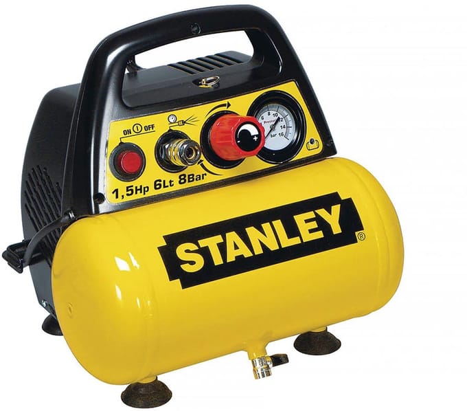 STANLEY – DN200/8/6 Luchtcompressor – 8 bar – Olievrij