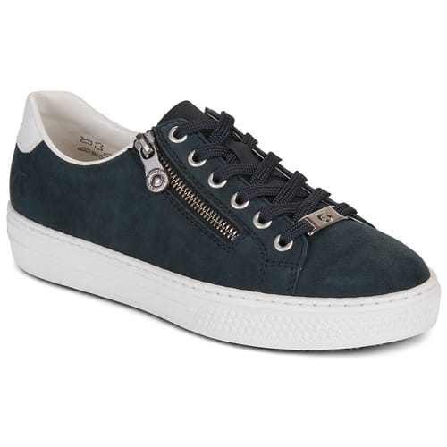 Rieker Sport Sneakers - Dames - Blauw - Maat:36