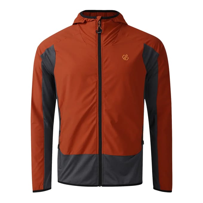 Dare2B Heren Endurance Windbestendige Waterafstotende Stretch Midlayer met Capuchon