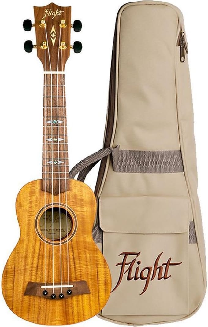 Flight: DUS440 Soprano Acacia Ukulele