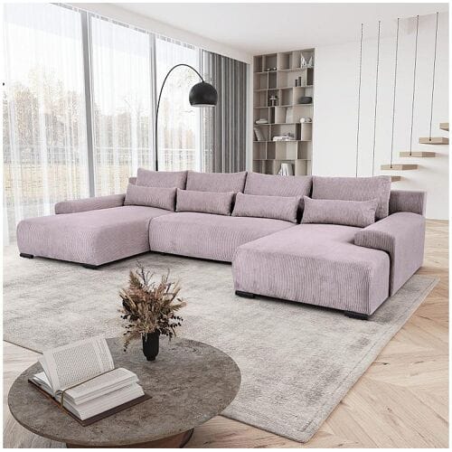 BeautySofa24 WOONLANDSCHAP Benny U roze