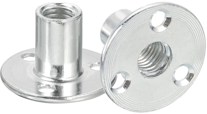 Solidchoice - M12 T-Nuts met Ronde Basis, 10 Stuks