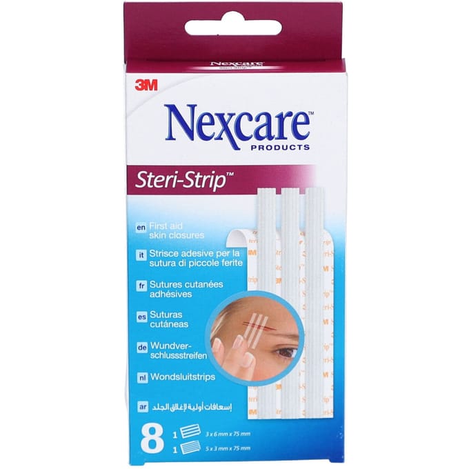 Nexcare™ Steri-Strip™ Wondsluitingstrip Wit 8 Pleister