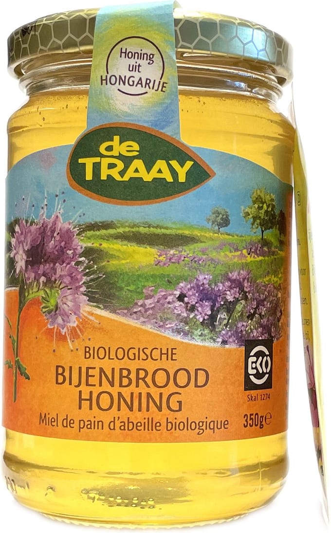 Traay Bijenbroodhoning bio 350 Gram