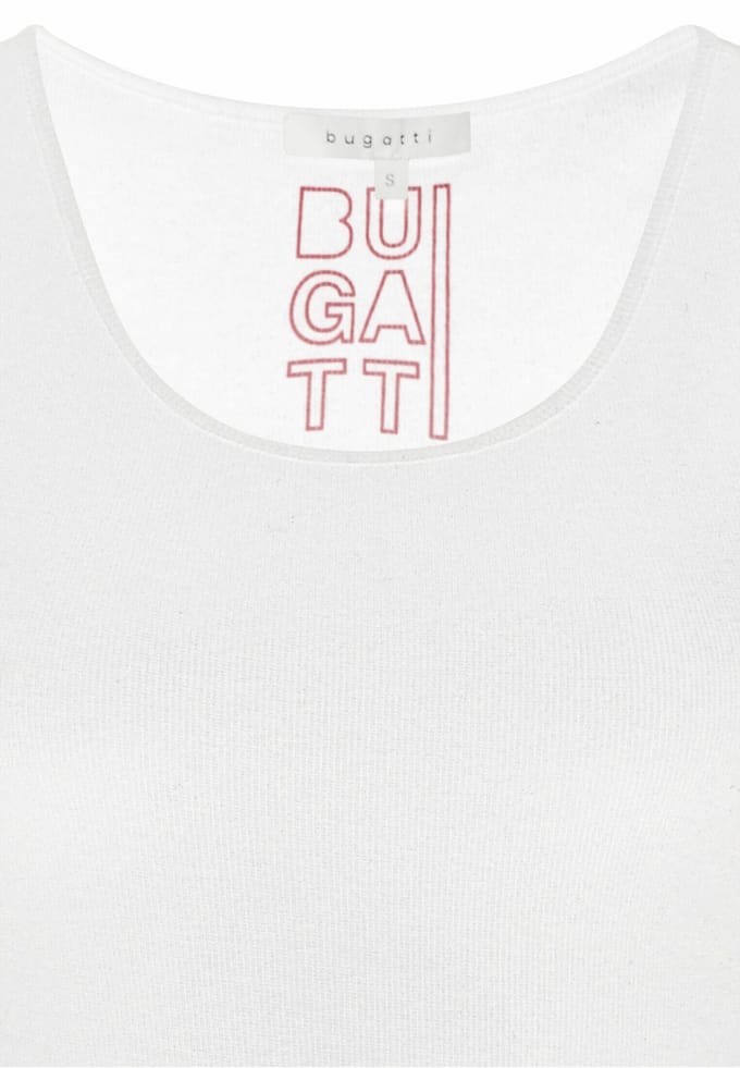 Bugatti Damen Top met elastaangehalte