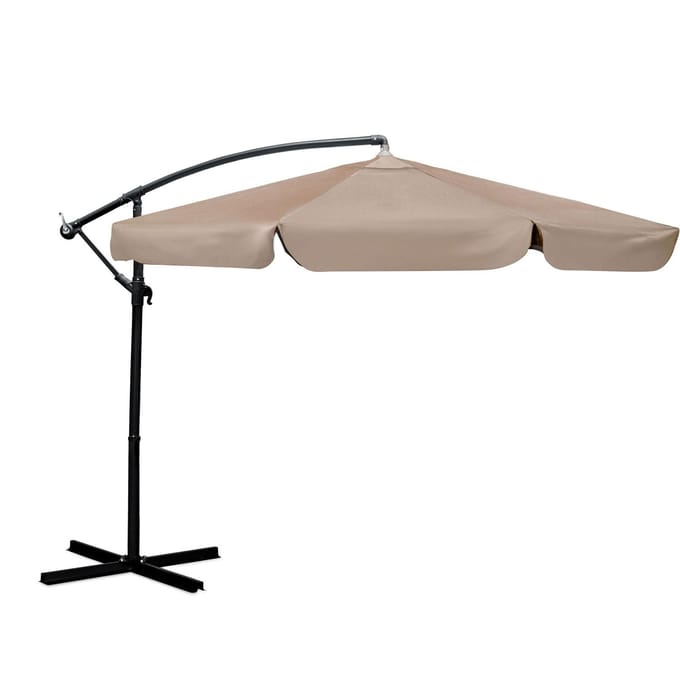 Opvouwbare tuinparasol, 8 segmenten, 350 cm, met hoes Plonos PL-881
