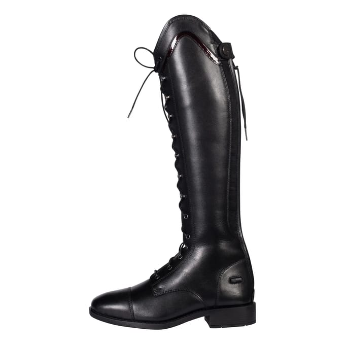 Leren rijlaarzen voor dames HKM Kids Glam Lace