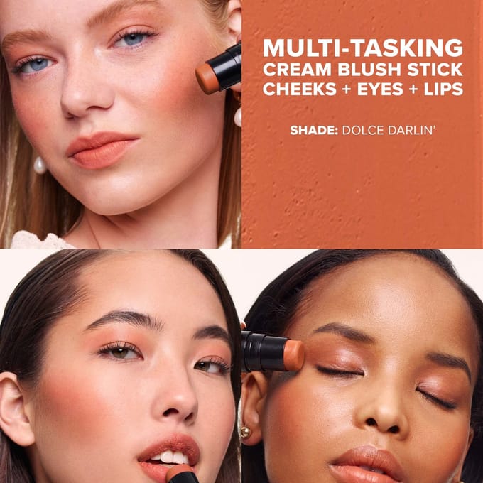 NUDESTIX Nudies Matte Lux All Over Face Blush Colour 7g (Various Shades) - Dolce Darlin'