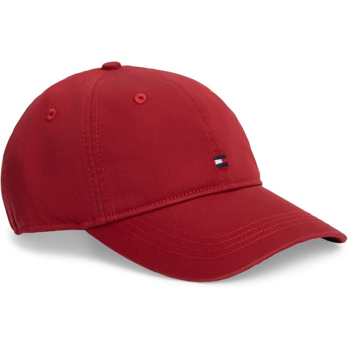 Tommy Hilfiger Flag Soft 6 Panel Cap Regatta Red Größe: OS | Hüte Outlet | Herren | Rot
