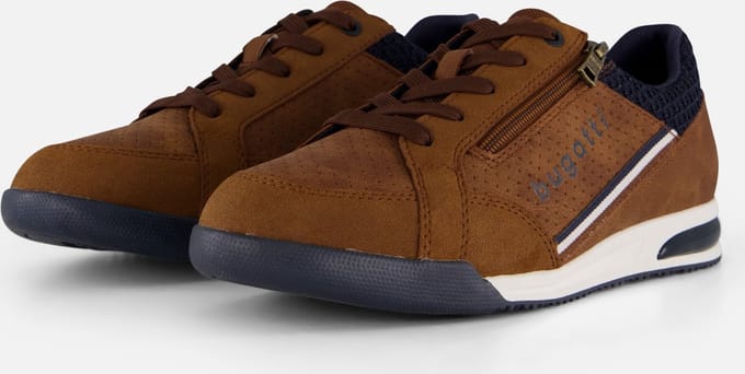 Bugatti Sneakers cognac Textiel - Maat 41