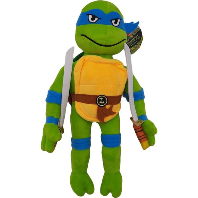 Teenage Mutant Ninja Turtles - Leonardo - Pluche Knuffel - Nickelodeon - 32 cm