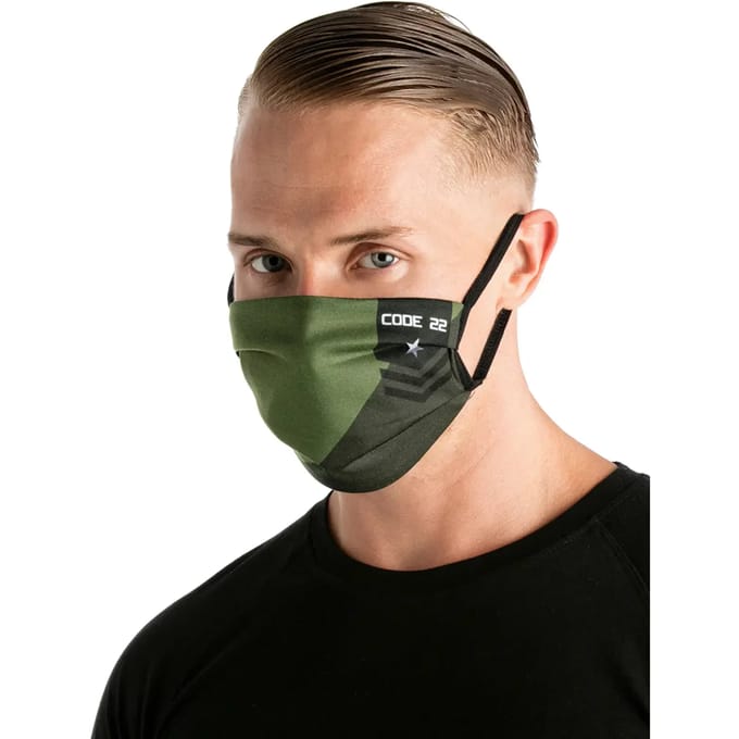 Onderhemden Code 22 Gemengd beschermingsmasker C22 kaki Code22