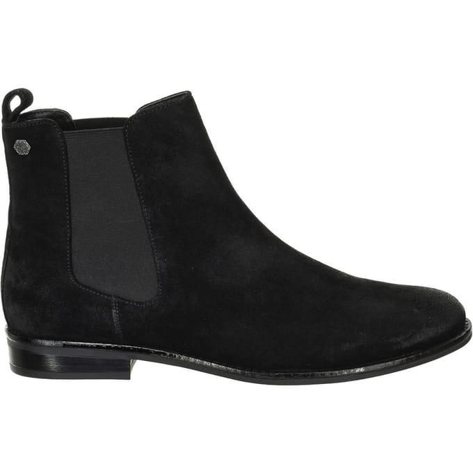 Enkellaarsjes met fluweeleffect en elastiek WF200004A dames
