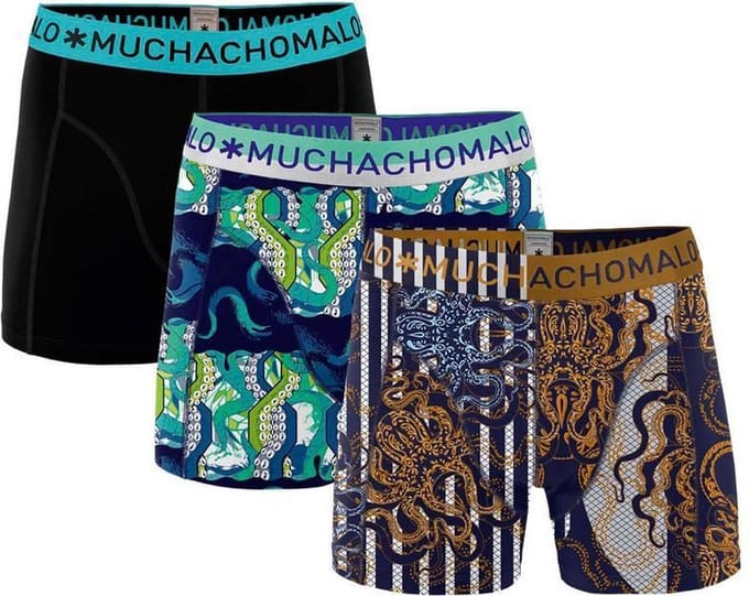 Muchachomalo Boxers Release the Kraken 3-Pack Heren - Multi - M