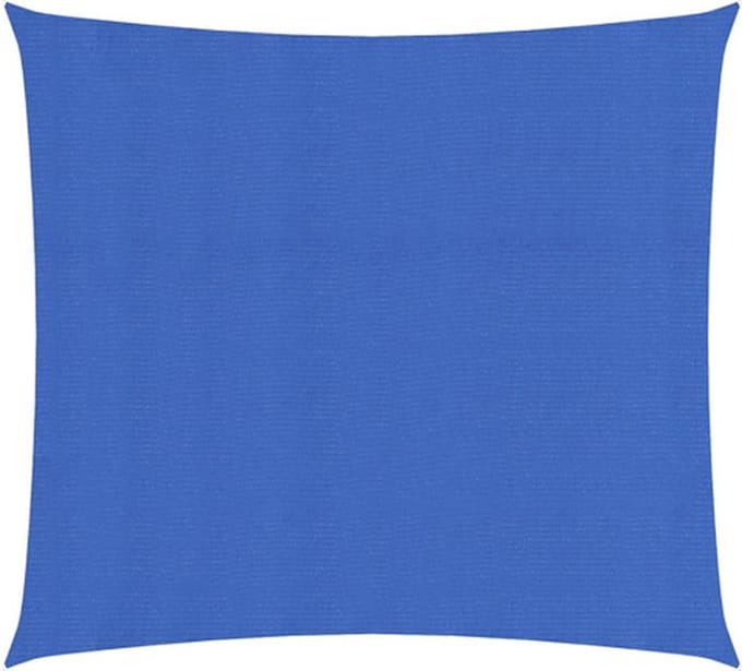 vidaXL - Zonnezeil - 160 - g/m² - 2x2 - m - HDPE - blauw