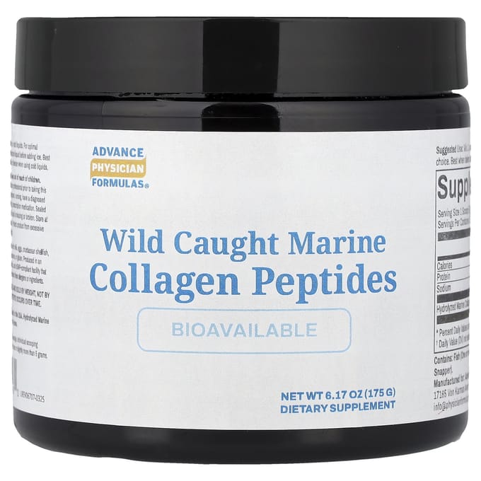 Advance Physician Formulas, Wild Marine Collagen Peptides, 175 g (6,17 oz)