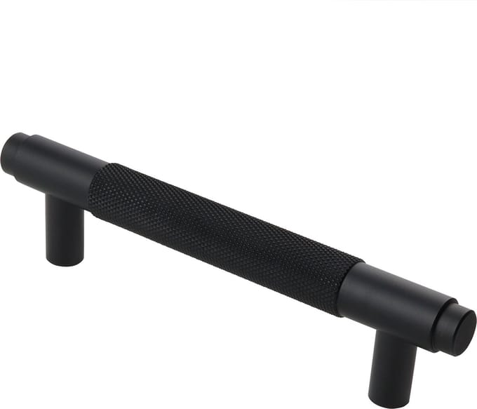 Lavuzo Handgreep Ribbel Zwart 128 mm | Boorafstand 96 mm | Per Stuk