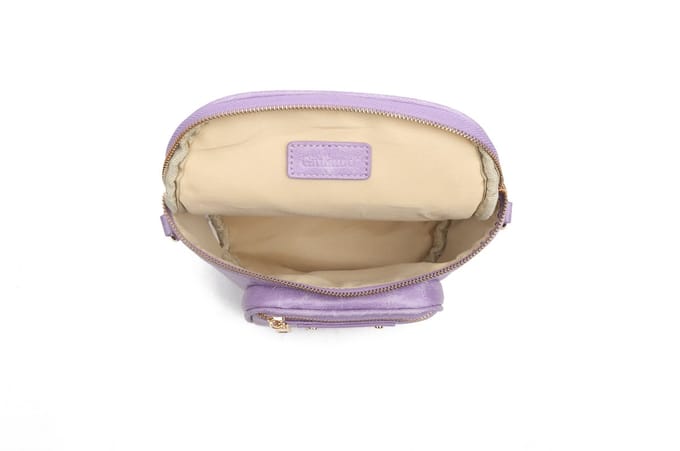 Giuliano kunstlederen schouderts Maline - Dames - Beige