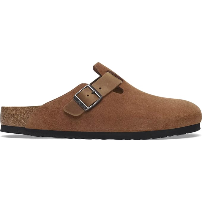 Birkenstock Boston heren clog - Cognac - Maat 45