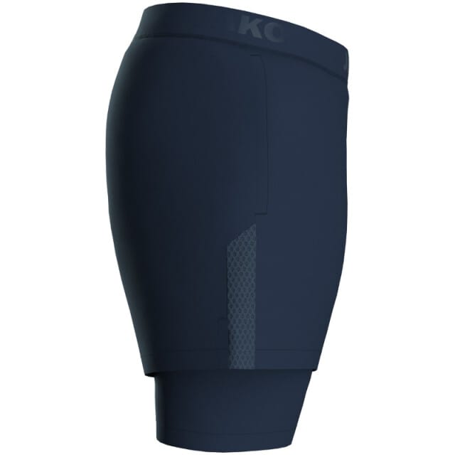 Jako Power 2-In-1 Short Dames - Marine | Maat: 44