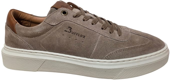 Bufflox Dublin Sneakers Taupe Suede Heren - Taupe - 44