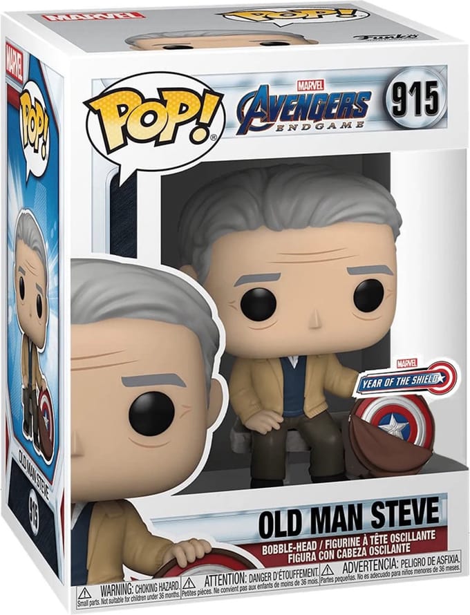 Marvel 80th Anniversary Old Man Steve POP! Vinyl Figure - 9 cm