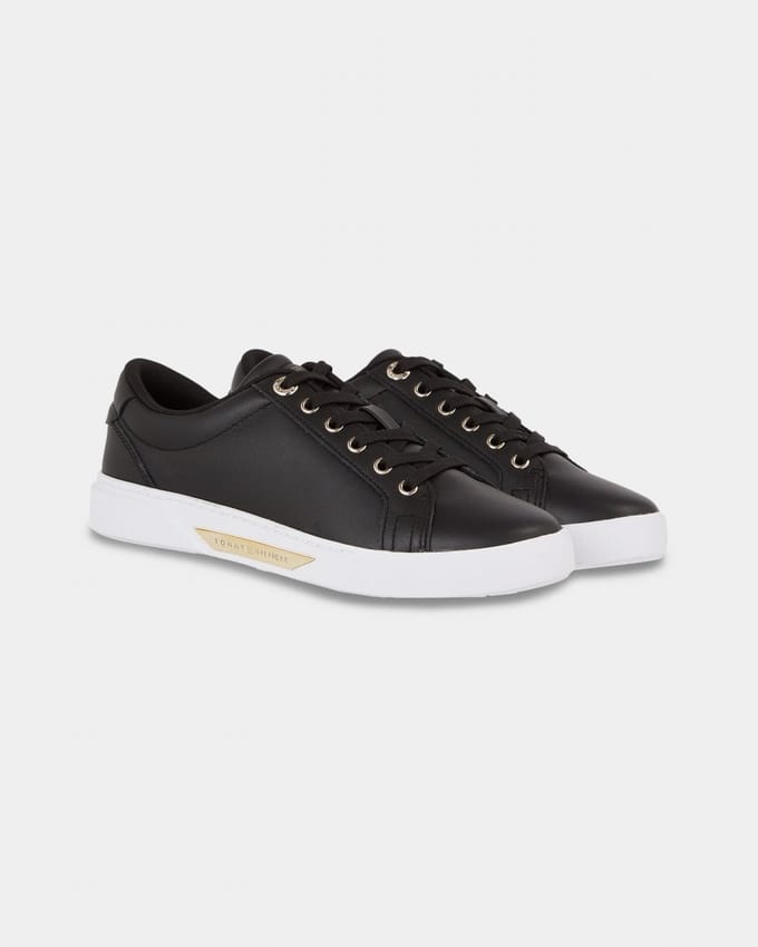 Tommy Hilfiger Gouden HW Dames Court Sneakers