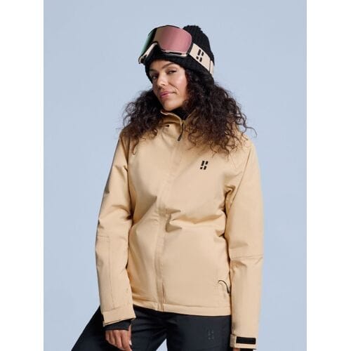Poederbaas Ski-jas Dames - Arctic 2L Insulated - Warm Sand - Maat L