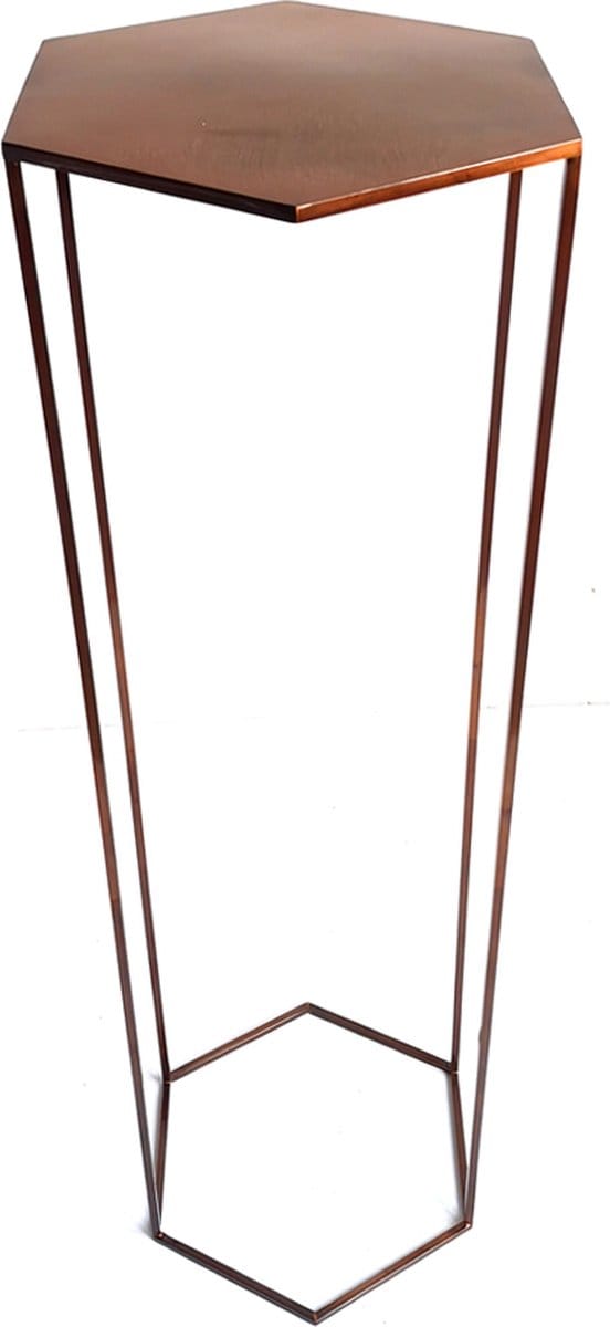 Zuil - 105cm - Koper - Sokkel - Plantentafel