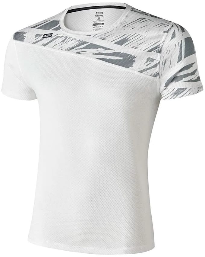 42k Running Nature T-shirt Met Korte Mouwen Wit 2XL Man