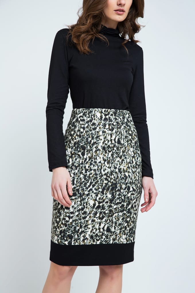 Rok met dierenprint