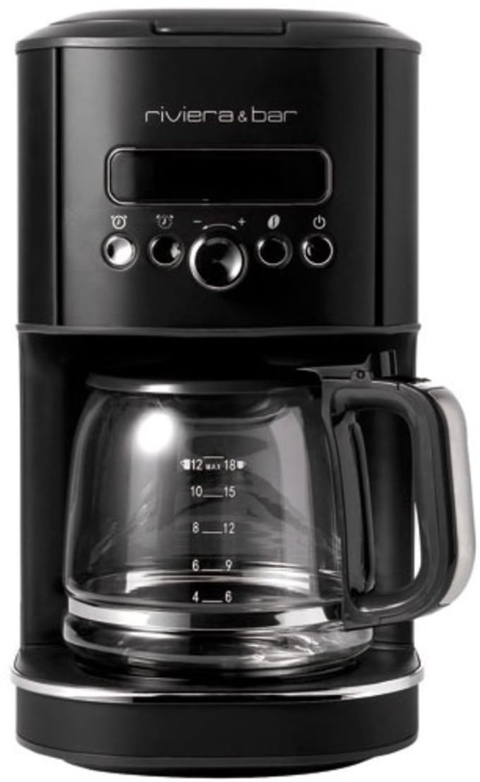 Filterkoffie - Zwart - 1.8L - LCD display - Riviera & Bar - BCF5789