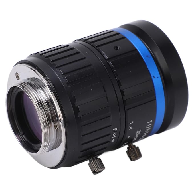 1in C Mount Lens Hoge Definitie 10 Megapixel Handmatige Iris Lens 35mm Brandpuntsafstand voor Industriële Camera black