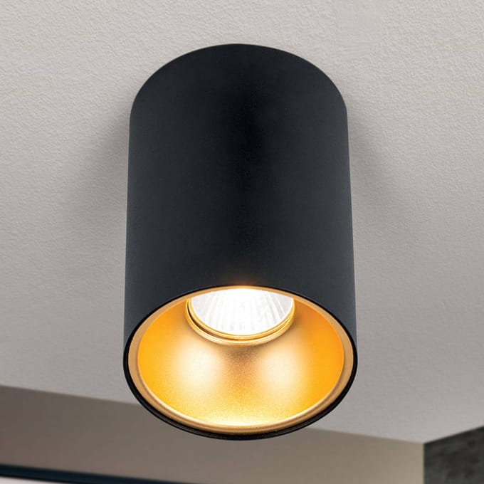 ORION Plafondspot Starlight, rond, zwart