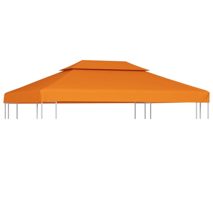 vidaXL - Vervangend - tentdoek - prieel - 310 - g/m² - 3x4 - m - oranje