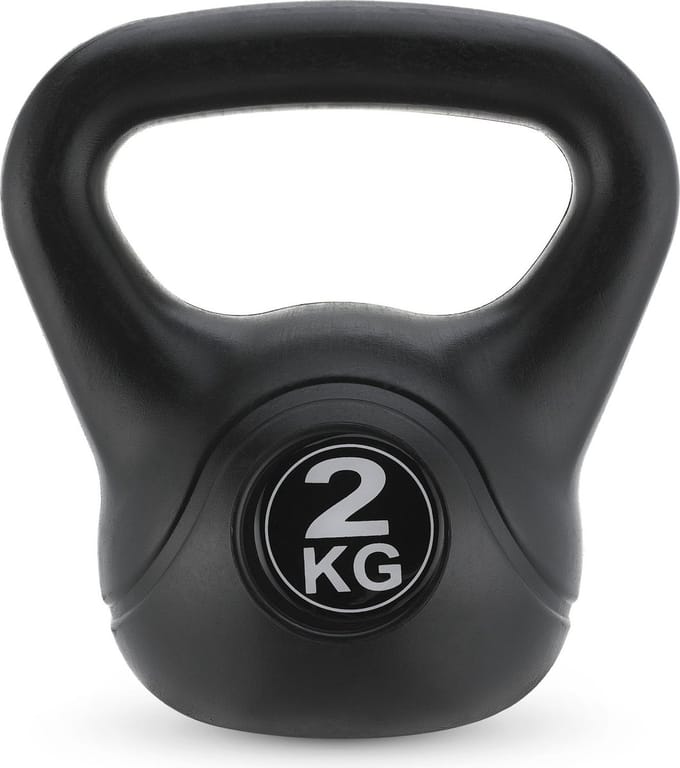 Gymtek® Kettlebell Dumbbell - 2kg - Kettlebell, Halter, Balgewicht
