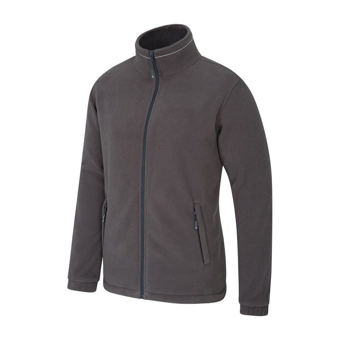 Mountain Warehouse Heren Bernard Winddicht Fleece Jas (Donkergrijs)
