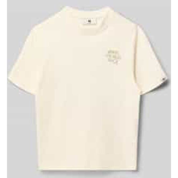 T-shirt met print op de borst en rug kind Garcia