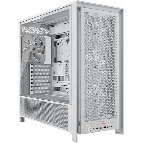 CORSAIR FRAME 5000D RS Midtowermodel ATX - Gehard Glas - Wit (4x RS140 fan)
