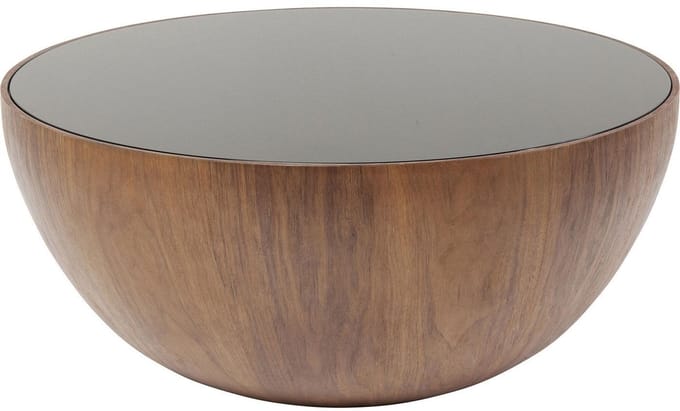 Kare Salontafel Tear Drops Walnut