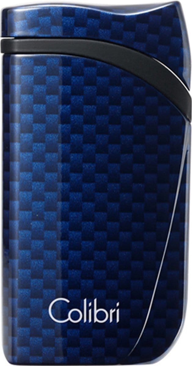 Colibri Single Flame Falcon Carbon Fiber Blue
