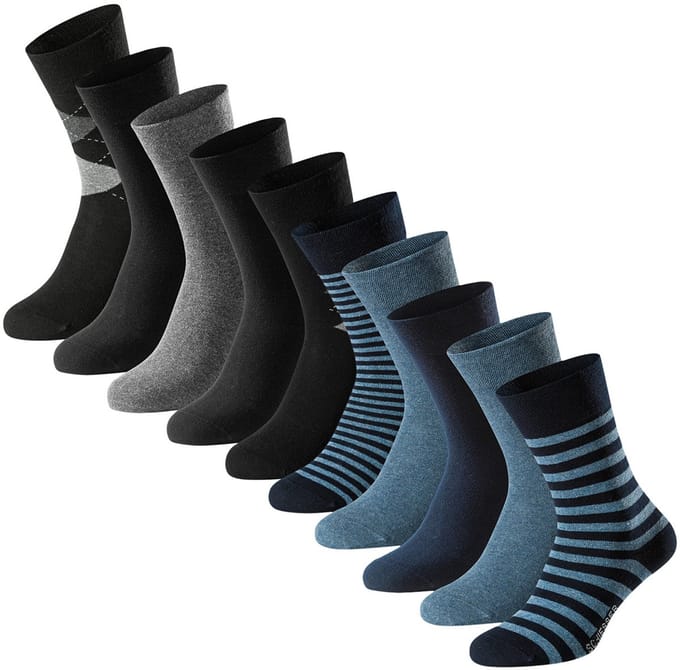 Schiesser Heren sokken 10 pack Bluebird