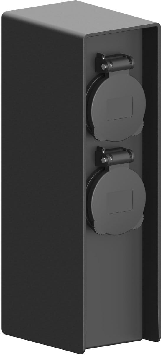 Ledvion - Buitenstopcontact Paal - 4 Stopcontacten - Waterdicht IP44