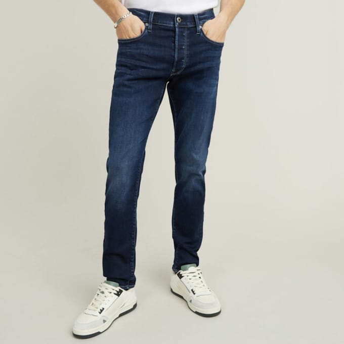 G-STAR 3301 Slim Heren Jeans - dk aged