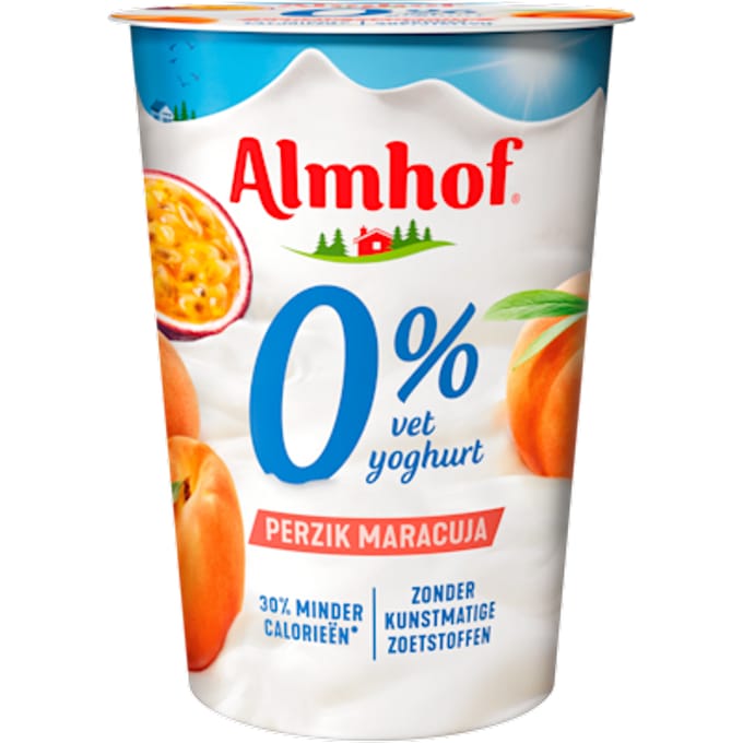 0% vet yoghurt Perzik Maracuja