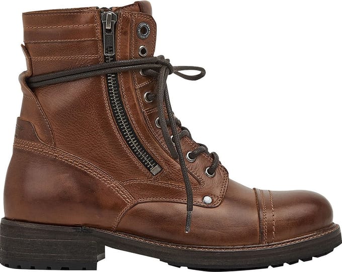 Pepe Jeans - Melting Combat - Botki Dames - Bruin - Maat 39