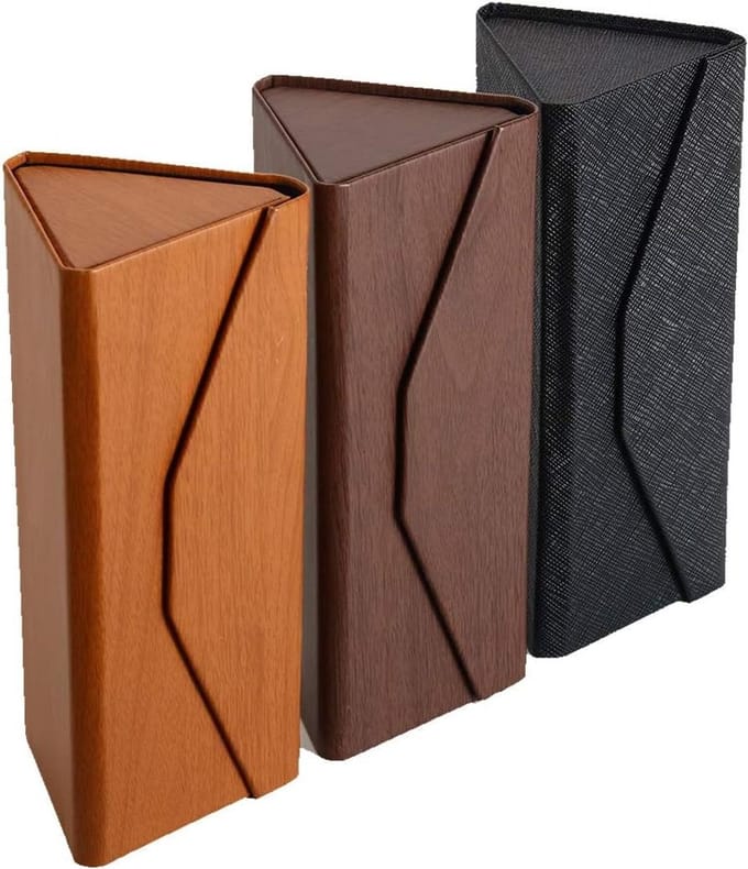 Glasses Cases,Glasses Case Hard Shell For Men Women,PU Foldable Glasses Sunglasses Case Portable With Clean Cloth