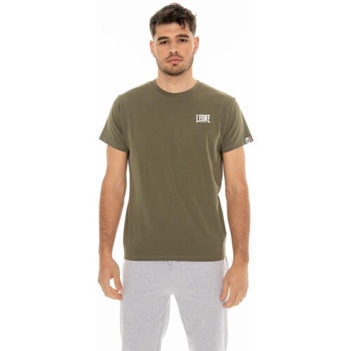 T-shirt Korte Mouw Leone 1947 Man Short Sleeves Small Logo